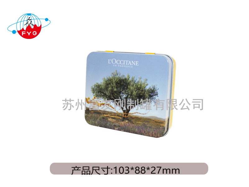 长方形铁罐