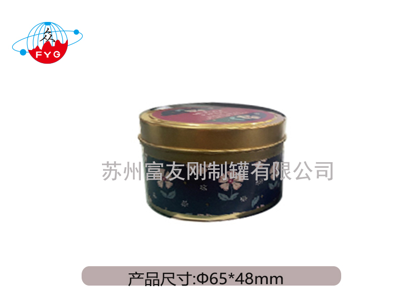 圆形铁罐