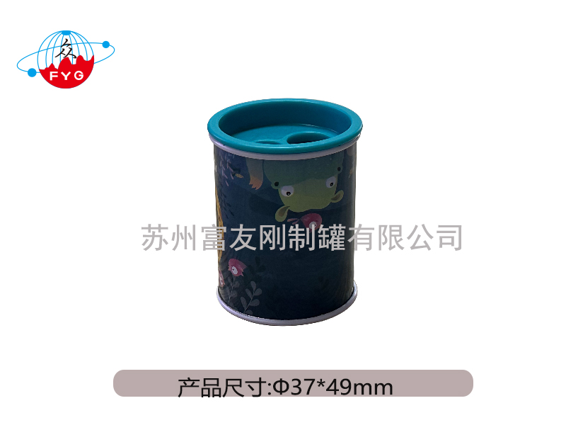圆形铁罐